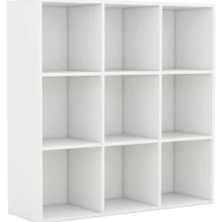 vidaXL Estantería madera de ingeniería 98x29x97,5 cm Blanco Clearance