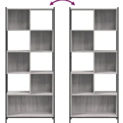 vidaXL Estanterías-Estantería madera de ingeniería 72x28x172 cm