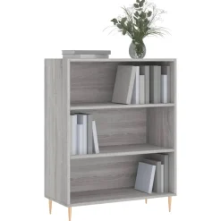 vidaXL Estanterías-Estantería madera de ingeniería 69,5x32,5x90 cm