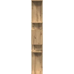 vidaXL Estanterías-Estantería madera de ingeniería roble artisian 92x29x188 cm