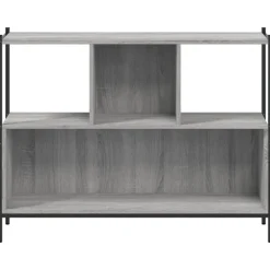 vidaXL Estantería madera de ingeniería 102x28x77,5 cm Gris sonoma Discount