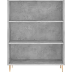 vidaXL Estantería madera de ingeniería gris hormigón 69,5x32,5x90 cm Gris hormig&oacute;n Sale