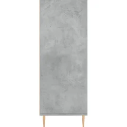 vidaXL Estantería madera de ingeniería gris hormigón 69,5x32,5x90 cm Gris hormig&oacute;n Sale