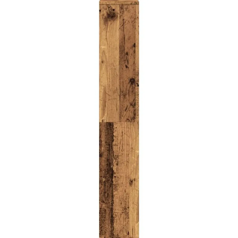 vidaXL Estantería madera de ingeniería color envejecido 60x20x120,5 cm Madera antigua Discount