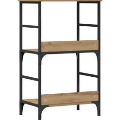 vidaXL Estanterías-Estantería madera de ingeniería 50x33x82 cm
