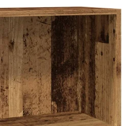 vidaXL Estantería madera de ingeniería color envejecido 60x24x76 cm Madera antigua Discount
