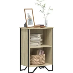 vidaXL Estantería madera de ingeniería 50x31x74,5 cm Roble Sonoma Clearance