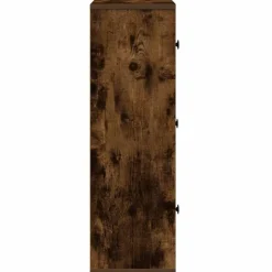 vidaXL Estantería madera de ingeniería 60x24x76,5 cm Roble ahumado