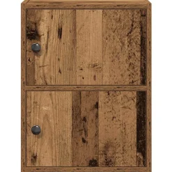 vidaXL Estanterías-Estantería madera de ingeniería color envejecido 40x24x52 cm
