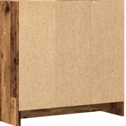 vidaXL Estantería madera ingeniería madera envejecida 82,5x30,5x80 cm Madera antigua New