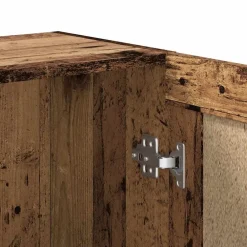 vidaXL Estantería madera ingeniería madera envejecida 82,5x30,5x80 cm Madera antigua New