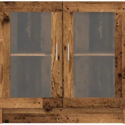 vidaXL Estantería madera ingeniería madera envejecida 82,5x30,5x80 cm Madera antigua Sale