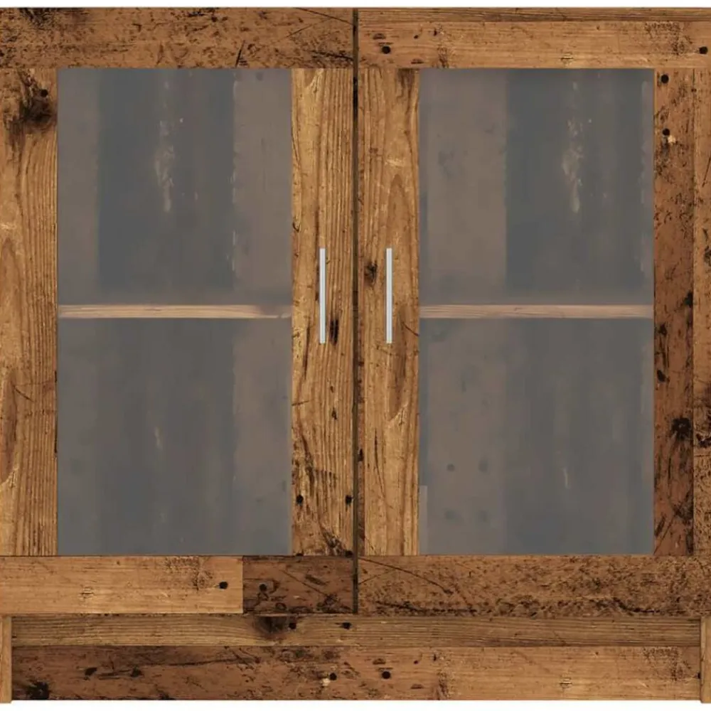 vidaXL Estantería madera ingeniería madera envejecida 82,5x30,5x80 cm Madera antigua Sale