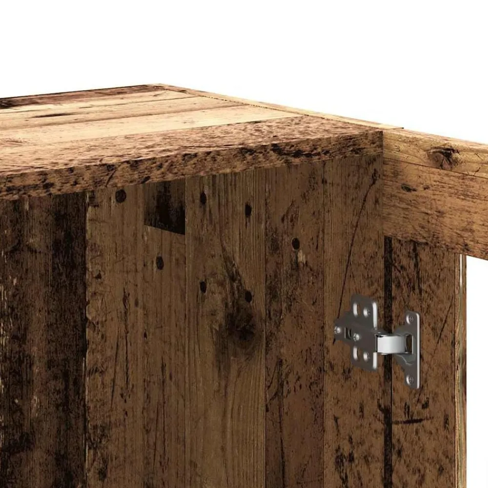 vidaXL Estantería madera ingeniería madera envejecida 82,5x30,5x80 cm Madera antigua Sale
