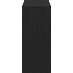 vidaXL Estantería para libros 2 pcs 80 x 30 x 72 cm Roble negro Discount