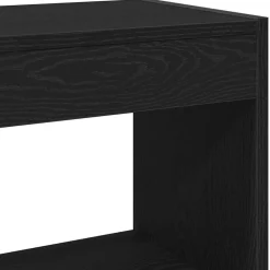 vidaXL Estantería para libros 2 pcs 80 x 30 x 72 cm Roble negro Discount