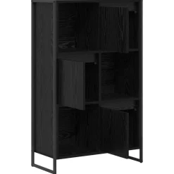 vidaXL Estantería para libros 68 x 30 x 108.5 cm Roble negro Online