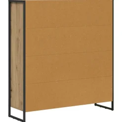 vidaXL Estantería para libros 2 pcs Roble Artesanal 99,5 x 30 x 108 cm Roble artisan Clearance