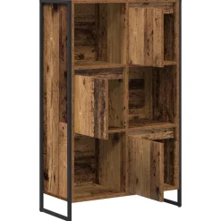 vidaXL Estantería para libros 68 x 30 x 108.5 cm Madera vieja Clearance