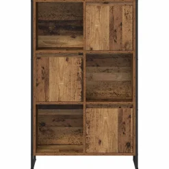 vidaXL Estantería para libros 68 x 30 x 108.5 cm Madera vieja Clearance