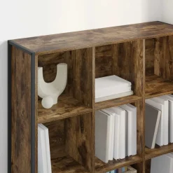 vidaXL Estantería para libros Roble Humo 99,5 x 30 x 108,5 cm Roble ahumado New