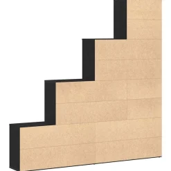 vidaXL Estanterías-Estantería para libros 155 x 24 x 160 cm