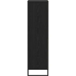 vidaXL Estantería para libros 2 pcs 99,5 x 30 x 108 cm Roble negro Best