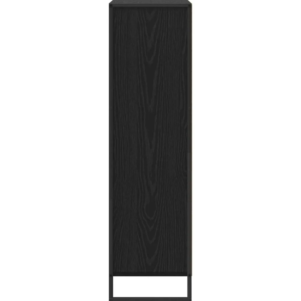 vidaXL Estantería para libros 2 pcs 99,5 x 30 x 108 cm Roble negro Best