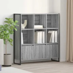 vidaXL Estanterías-Estantería para libros 2 pcs 99,5 x 30 x 108 cm