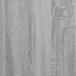 vidaXL Estantería pared de esquina madera 45x45x147 cm Gris sonoma
