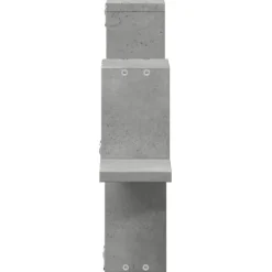 vidaXL Estantería pared madera ingeniería gris hormigón 104,5x10x43 cm Gris hormig&oacute;n Sale