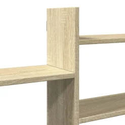 vidaXL Estanterías-Estantería pared madera ingeniería 167,5x18x68 cm