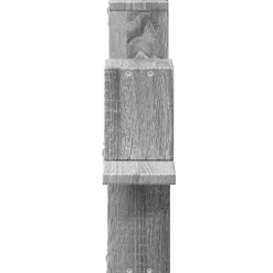 vidaXL Estanterías-Estantería pared madera ingeniería 104,5x10x43 cm