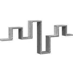 vidaXL Estanterías-Estantería pared madera ingeniería 104,5x10x43 cm