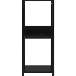 vidaXL Estantería pequeña madera de ingeniería 33,5x39,6x79,7 cm Negro Hot