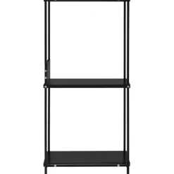 vidaXL Estantería pequeña madera de ingeniería 33,5x39,6x79,7 cm Negro Hot