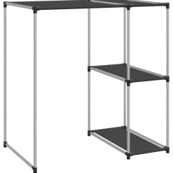 vidaXL Estantería sobre lavadora hierro 87x55x90,5 cm Negro Best