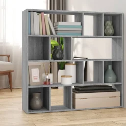 vidaXL Estantería/divisor de espacios 105x24x102 cm Gris sonoma Clearance