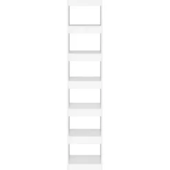 vidaXL Estantería/divisor de espacios 40x30x198 cm Blanco Clearance