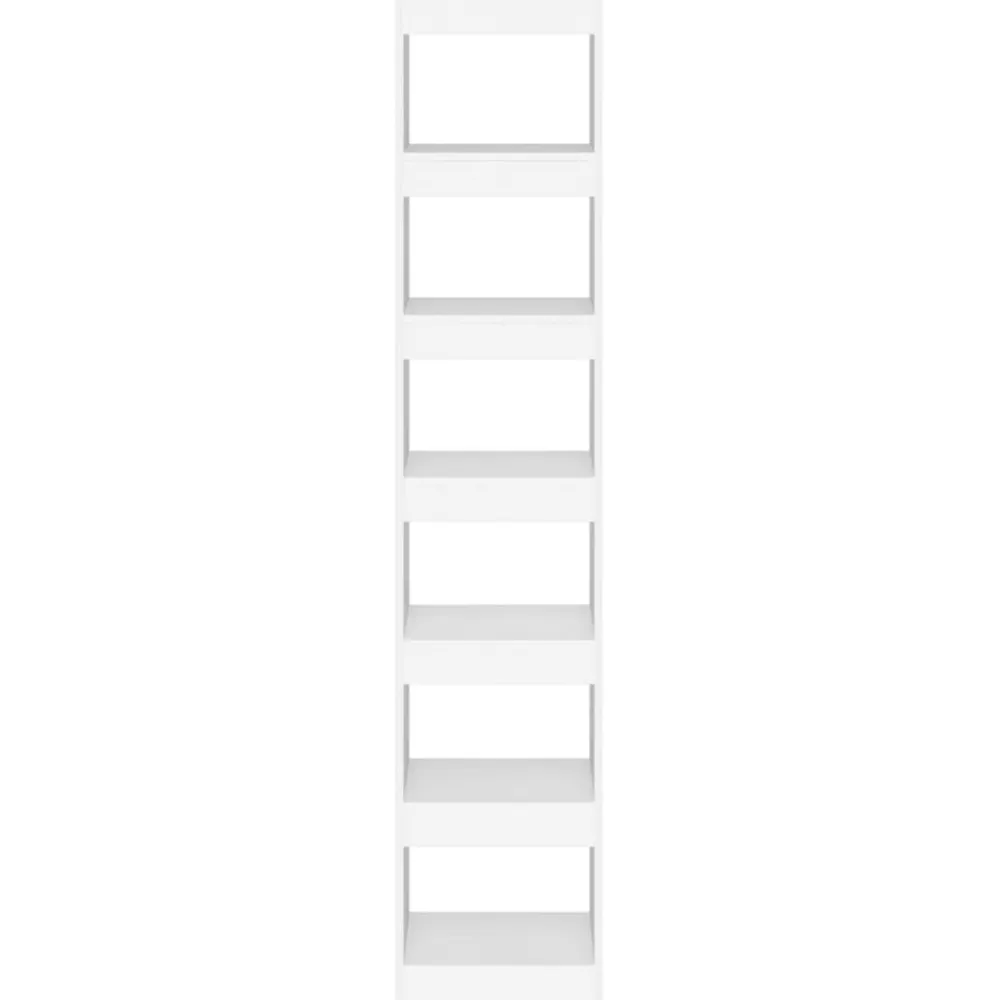 vidaXL Estantería/divisor de espacios 40x30x198 cm Blanco Clearance