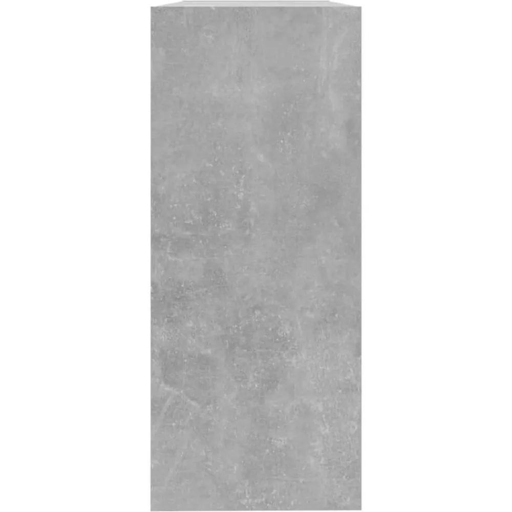 vidaXL Estanterías-Estantería/divisor de espacios gris hormigón 100x30x72 cm