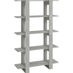 vidaXL Estantería/divisor de espacios gris hormigón 100x30x160 cm Gris hormig&oacute;n Sale