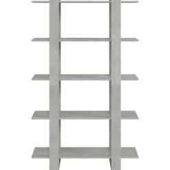 vidaXL Estantería/divisor de espacios gris hormigón 100x30x160 cm Gris hormig&oacute;n Sale
