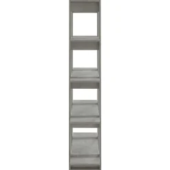 vidaXL Estantería/divisor de espacios gris hormigón 100x30x160 cm Gris hormig&oacute;n Sale