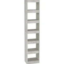 vidaXL Estantería/divisor de espacios gris hormigón 40x30x198 cm Gris hormig&oacute;n Best