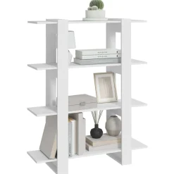 vidaXL Estanterías-Estantería/divisor de espacios 100x30x123,5 cm
