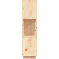 vidaXL Estanterías-Estantería/divisor de espacios madera maciza pino 80x25x101 cm