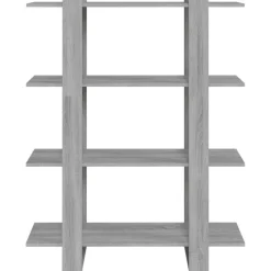 vidaXL Estantería/divisor de espacios 100x30x123,5 cm Gris sonoma Sale