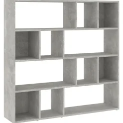 vidaXL Estantería/divisor de espacios gris hormigón 105x24x102 cm Gris hormig&oacute;n Best