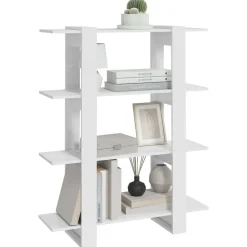 vidaXL Estanterías-Estantería/divisor de espacios 100x30x123,5 cm